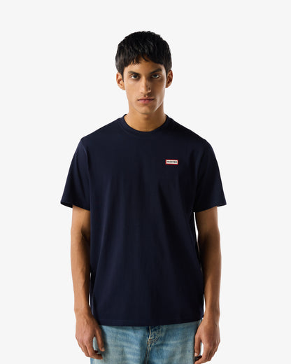 Hunter Red Label Essentials Mens Logo T-Shirt - Night Sky | CHO | Designer Mens Short Sleeve T-Shirts
