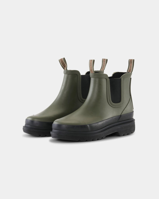 Ilse Jacobsen Rub Womens Chelsea Wellies - Army 410