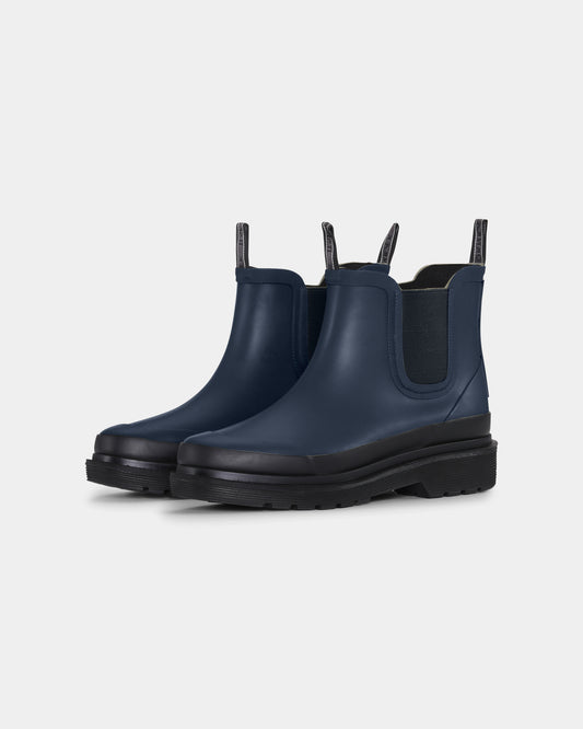 Ilse Jacobsen Rub Womens Chelsea Wellies - Dark Indigo 660