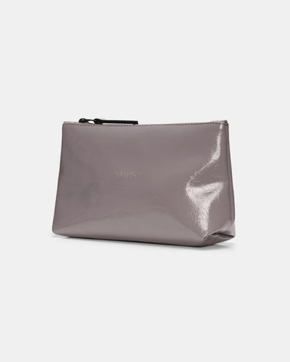 side shot of Rains Cosmetic Bag in 194 Cinder Glaze