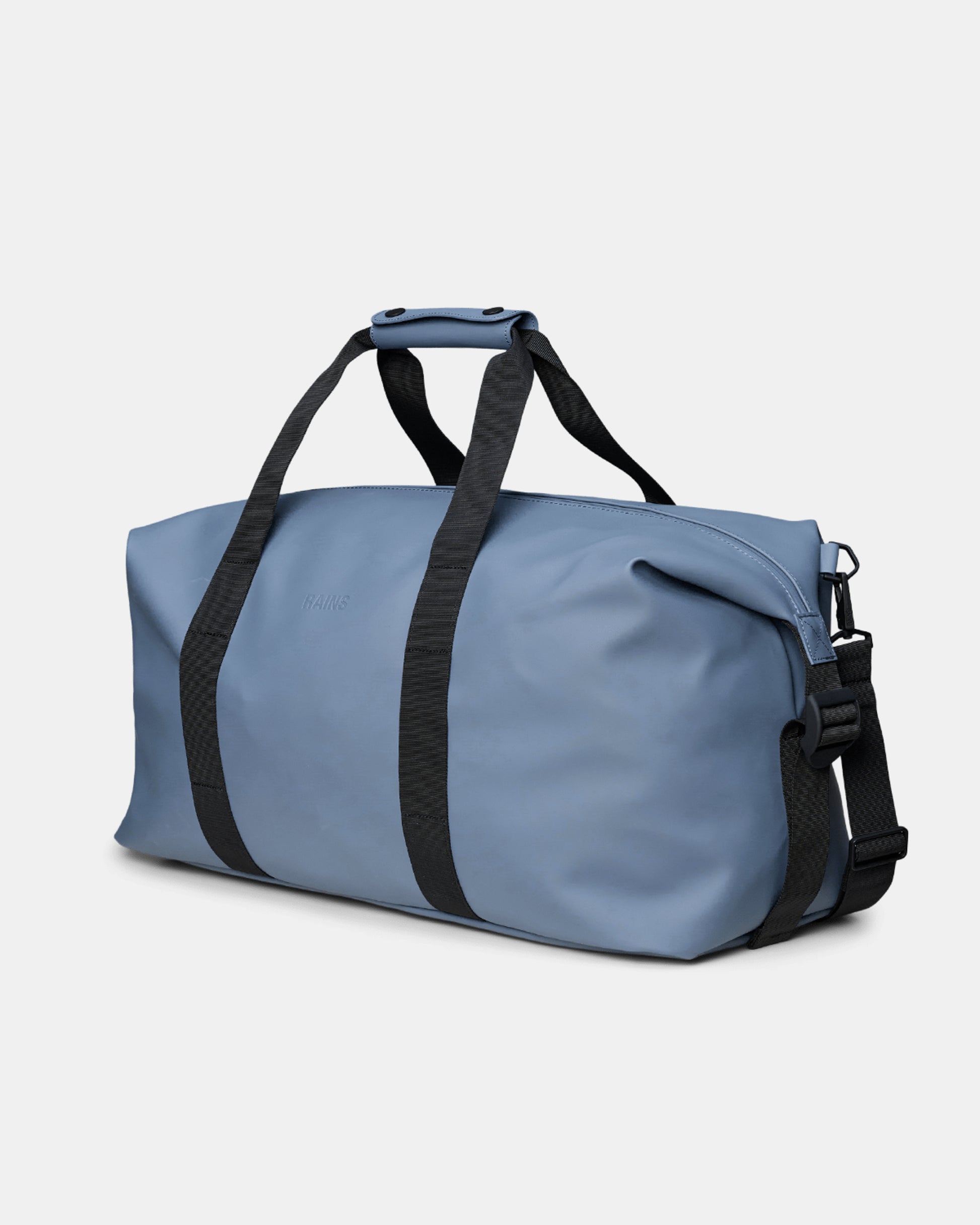side of Rains Hilo Weekend Bag in 172 Blue Dusk