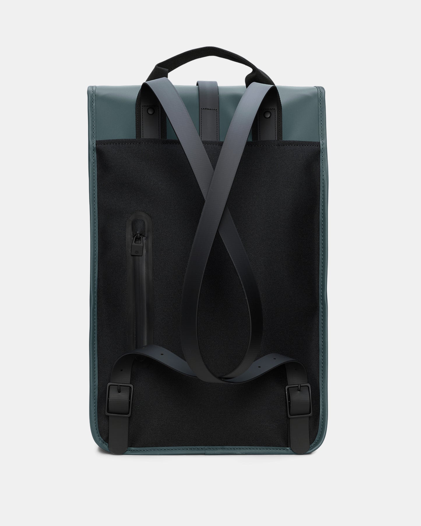 back of a Rains Unisex Backpack in 175 Mystique