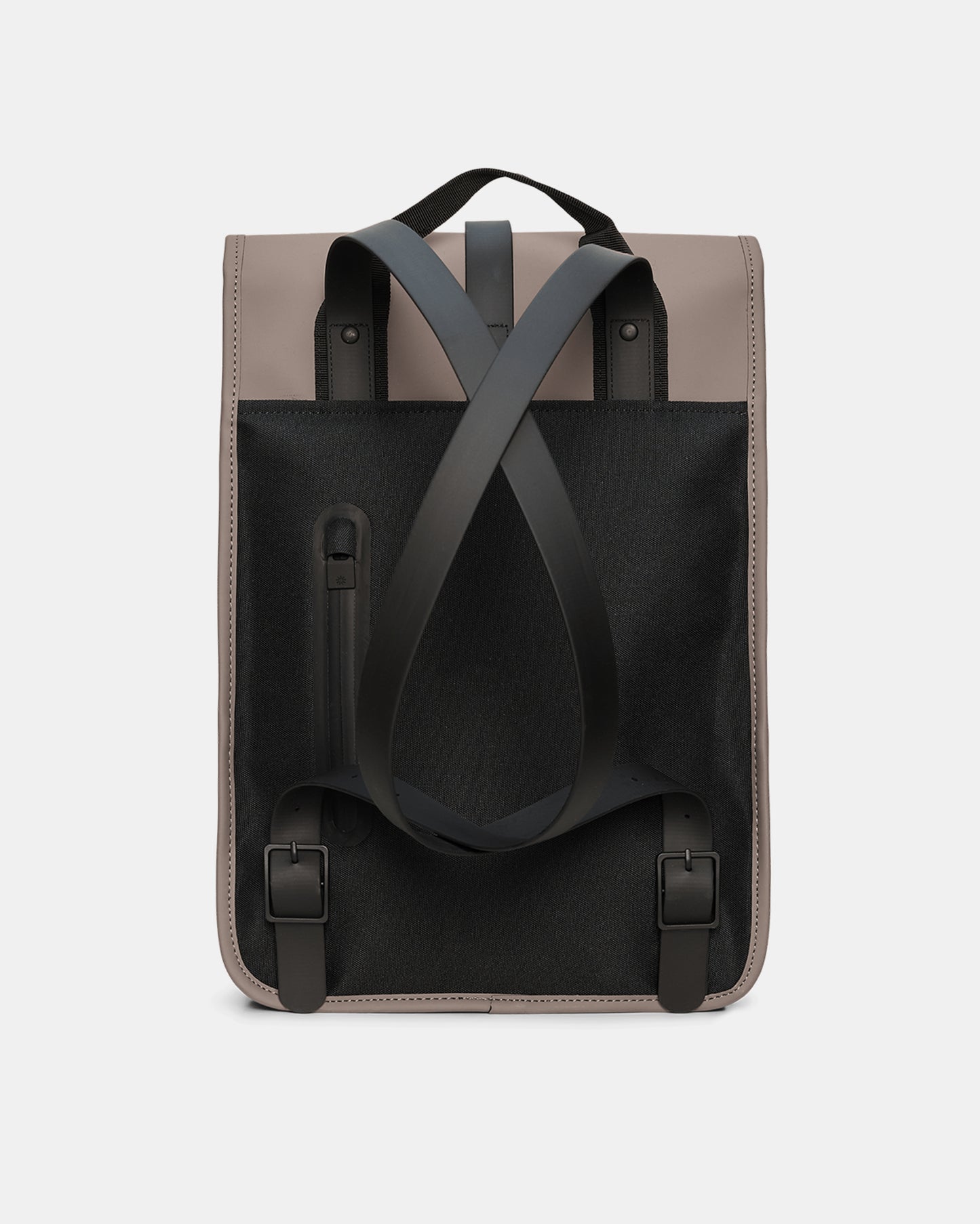 back of a Rains Unisex Backpack Mini in 173 Cinder