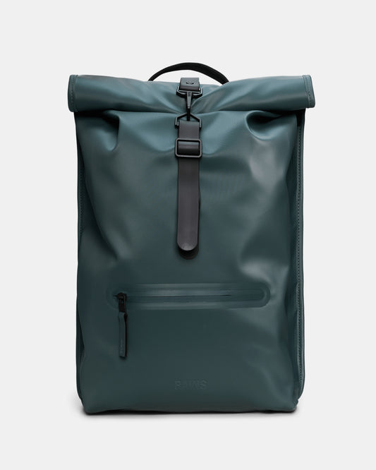 Rains Unisex Rolltop Rucksack in 175 Mystique
