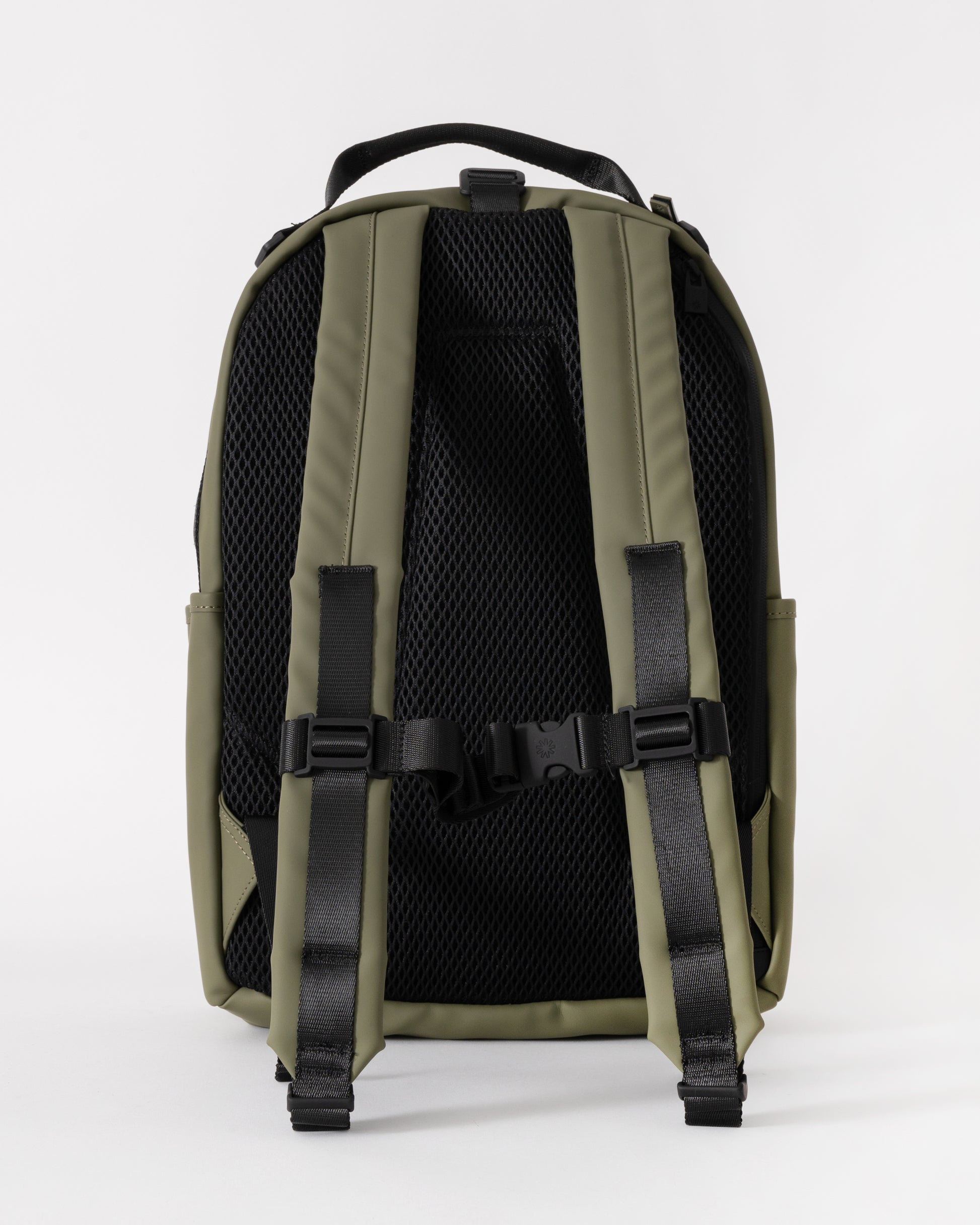 Rains Clip Front Backpack  - 134 Marsh - CHO - Designer Unisex Bags