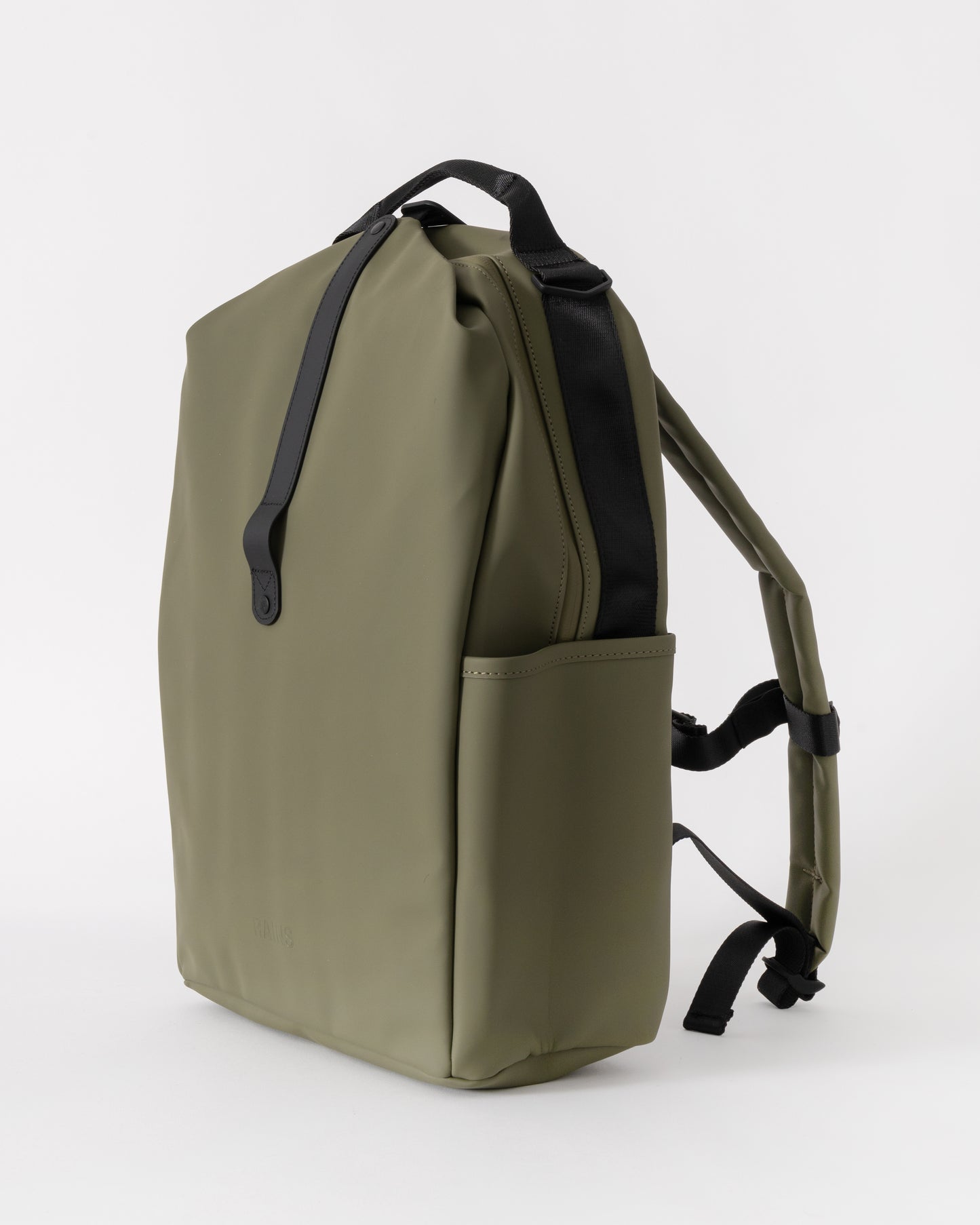 Rains Clip Front Backpack  - 134 Marsh - CHO - Designer Unisex Bags