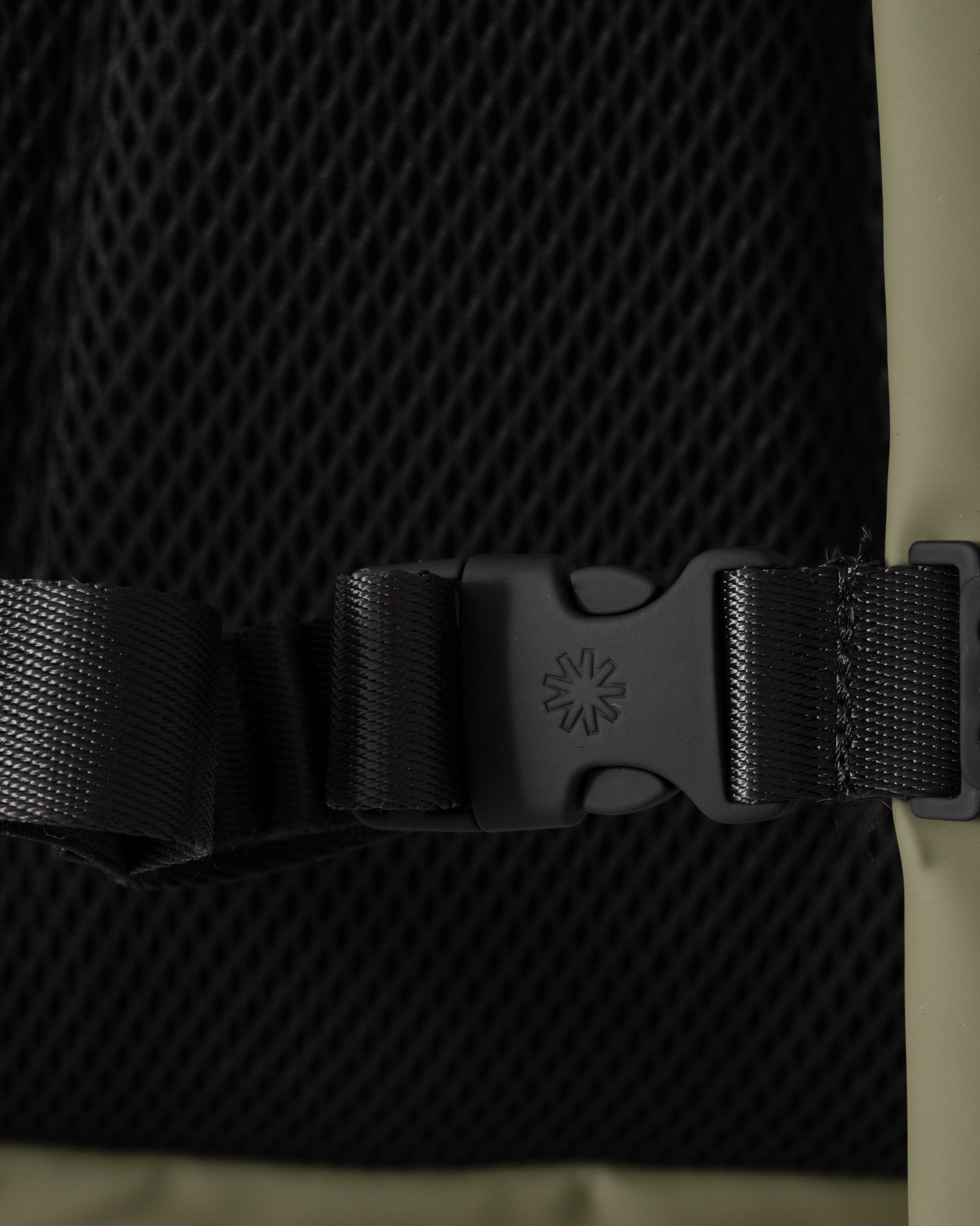 Rains Clip Front Backpack  - 134 Marsh - CHO - Designer Unisex Bags