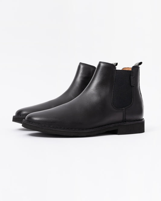 Main image of the Ralph Lauren Talan Mens Leather Chelsea Boot - Black