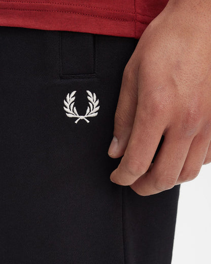 Fred Perry Mens Classic Sweat Short - Black 102 | CHO | Designer Mens Shorts