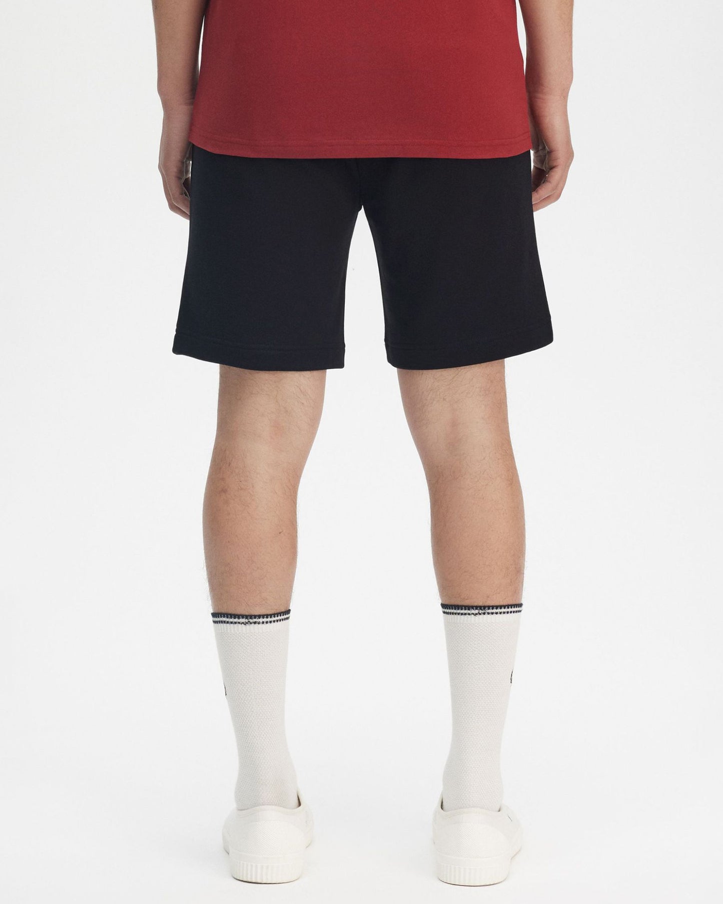 Fred Perry Mens Classic Sweat Short - Black 102 | CHO | Designer Mens Shorts