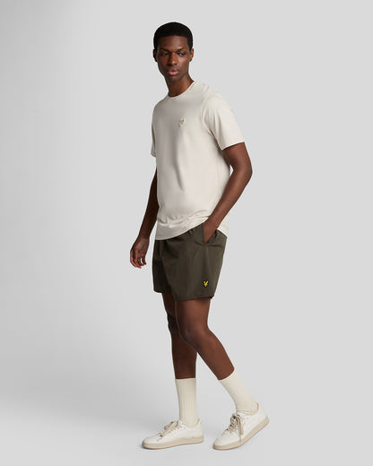 Lyle & Scott Plain Mens Swim Shorts - W485 Olive