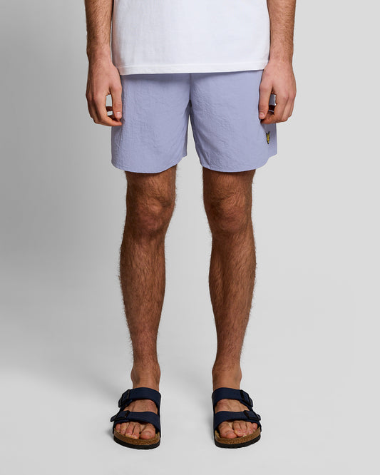 Lyle & Scott Plain Mens Swim Shorts - Y128 Bubble Blue
