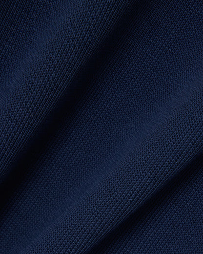 Lacoste Mens Zippered Stand - Up Collar Cotton Sweatshirt - Navy Blue 166 | CHO | Designer Mens Sweatshirts