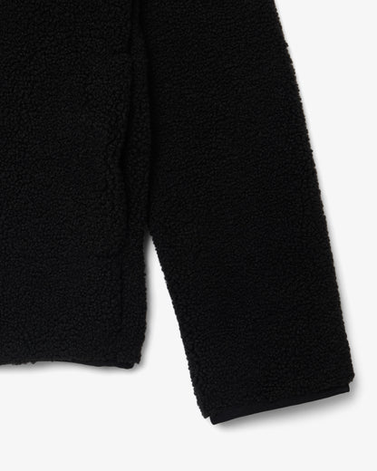 Lacoste Sherpa Fleece Mens Half-Zip Sweatshirt - Black 031