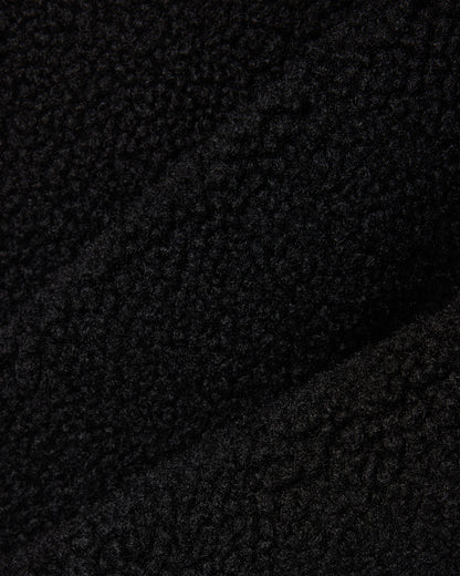 Lacoste Sherpa Fleece Mens Half-Zip Sweatshirt - Black 031