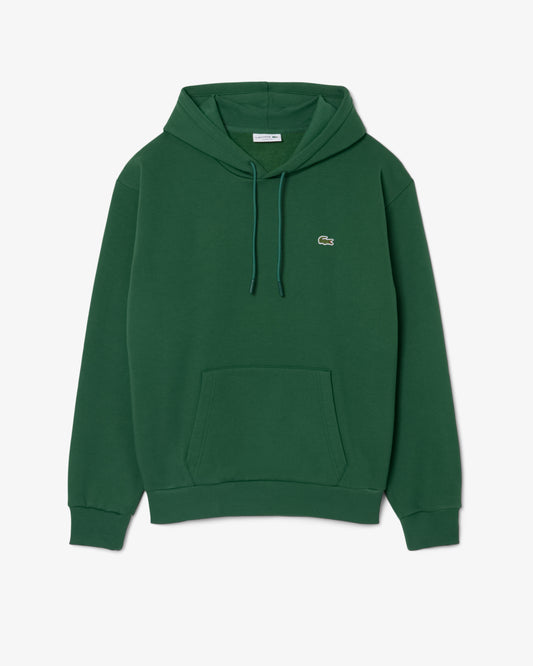 Lacoste Fleece Mens Classic Fit Hoodie - Pine Green 132 | CHO | Designer Mens Hoodies
