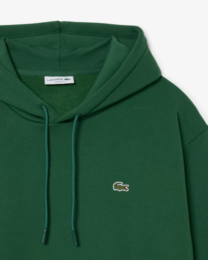 Lacoste Fleece Mens Classic Fit Hoodie - Pine Green 132 | CHO | Designer Mens Hoodies
