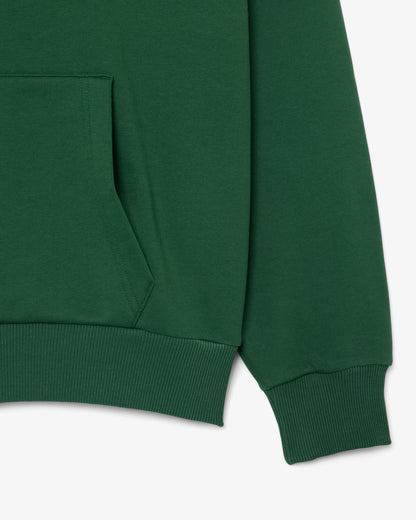 Lacoste Fleece Mens Classic Fit Hoodie - Pine Green 132 | CHO | Designer Mens Hoodies