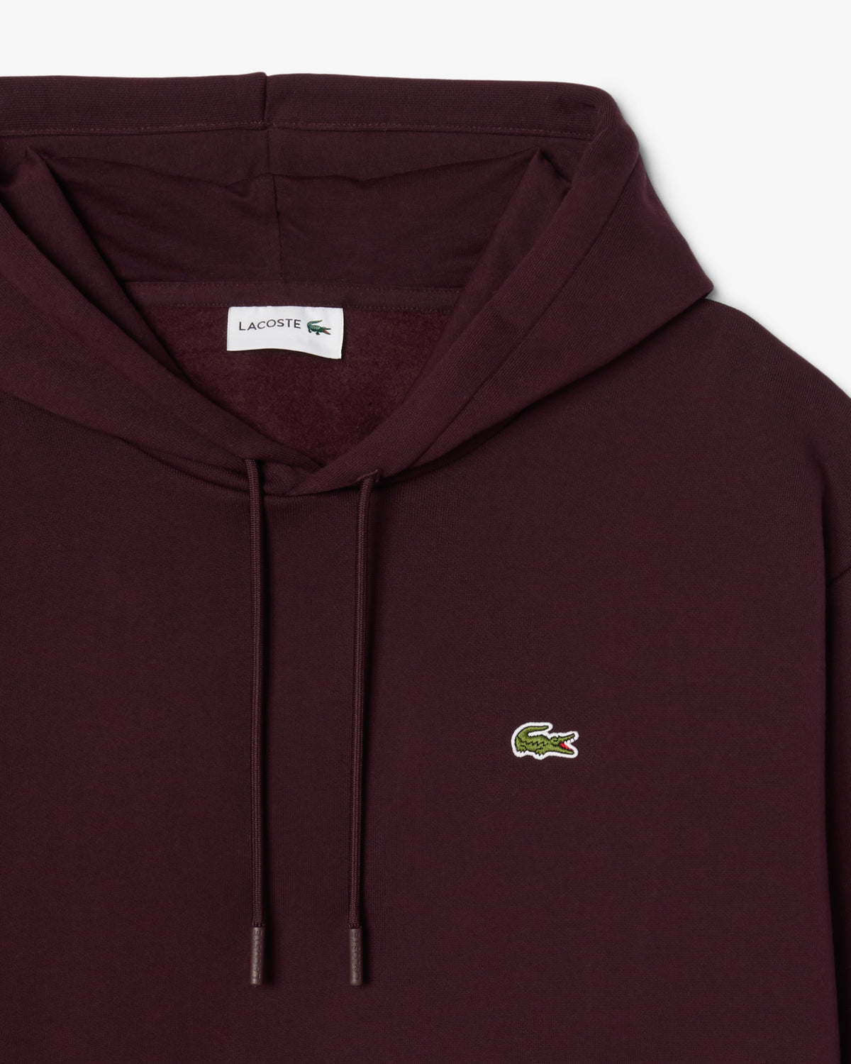 Lacoste Fleece Mens Classic Fit Hoodie - Oxalis 3KE