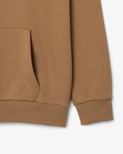 Lacoste Fleece Mens Classic Fit Hoodie - Cookie SIX