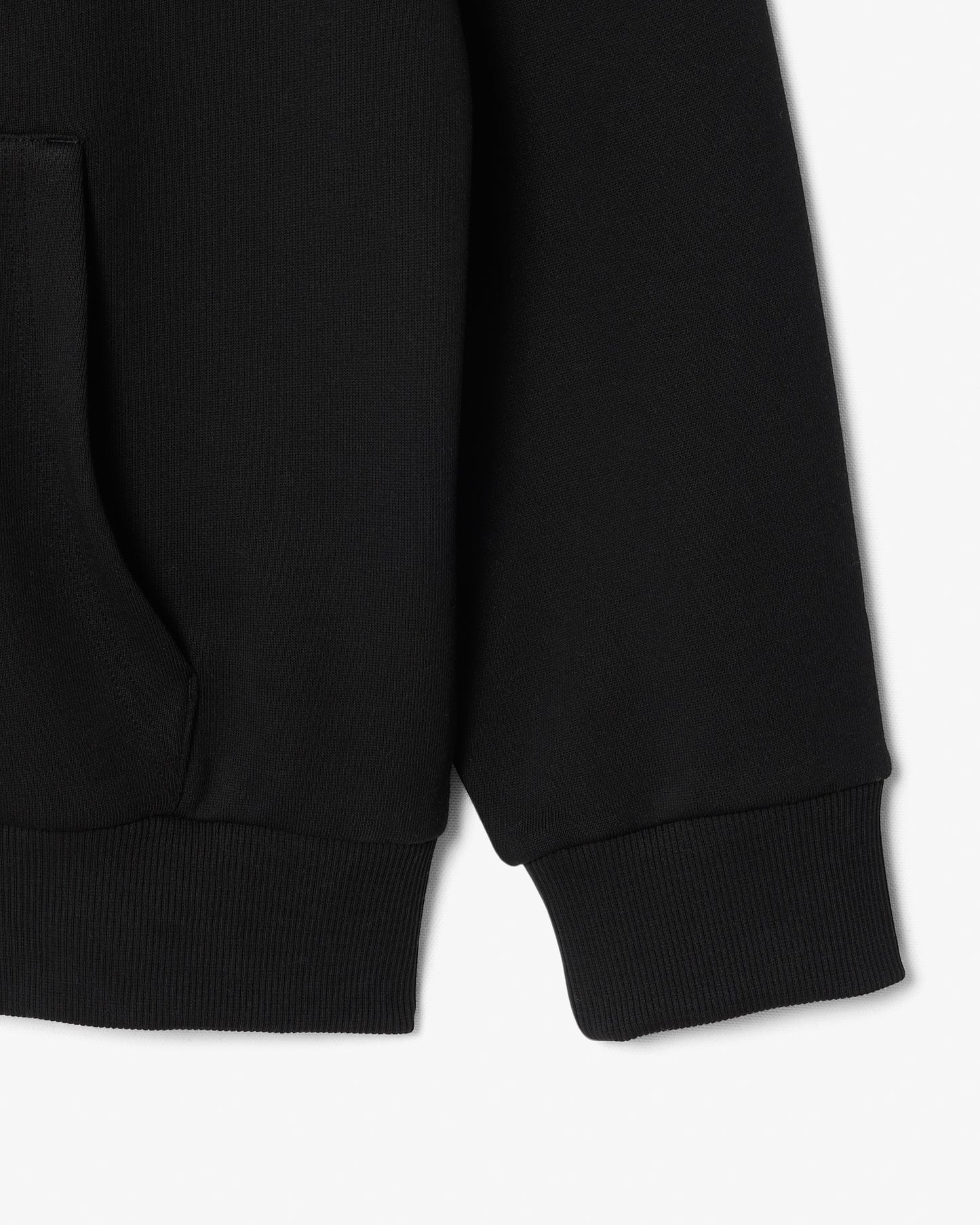 Lacoste Fleece Full-Zip Mens Classic Fit Hoodie - Black 031