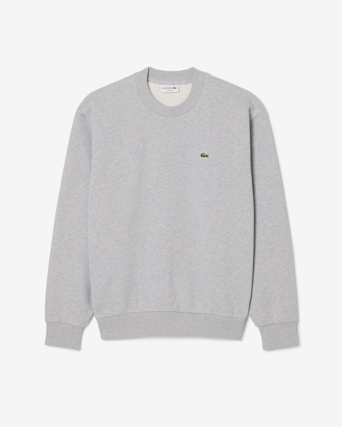 Lacoste Fleece Mens Classic Fit Sweater - Silver Chine CCA