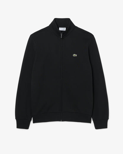 Lacoste Half Zip Mens Fleece Sweatshirt - Black 031 | CHO | Designer Mens Sweatshirts