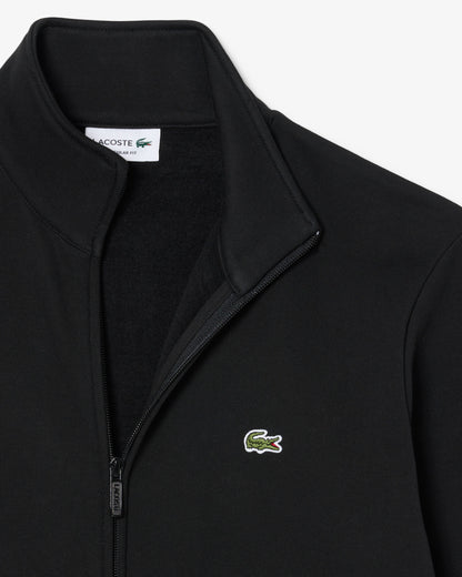 Lacoste Half Zip Mens Fleece Sweatshirt - Black 031 | CHO | Designer Mens Sweatshirts