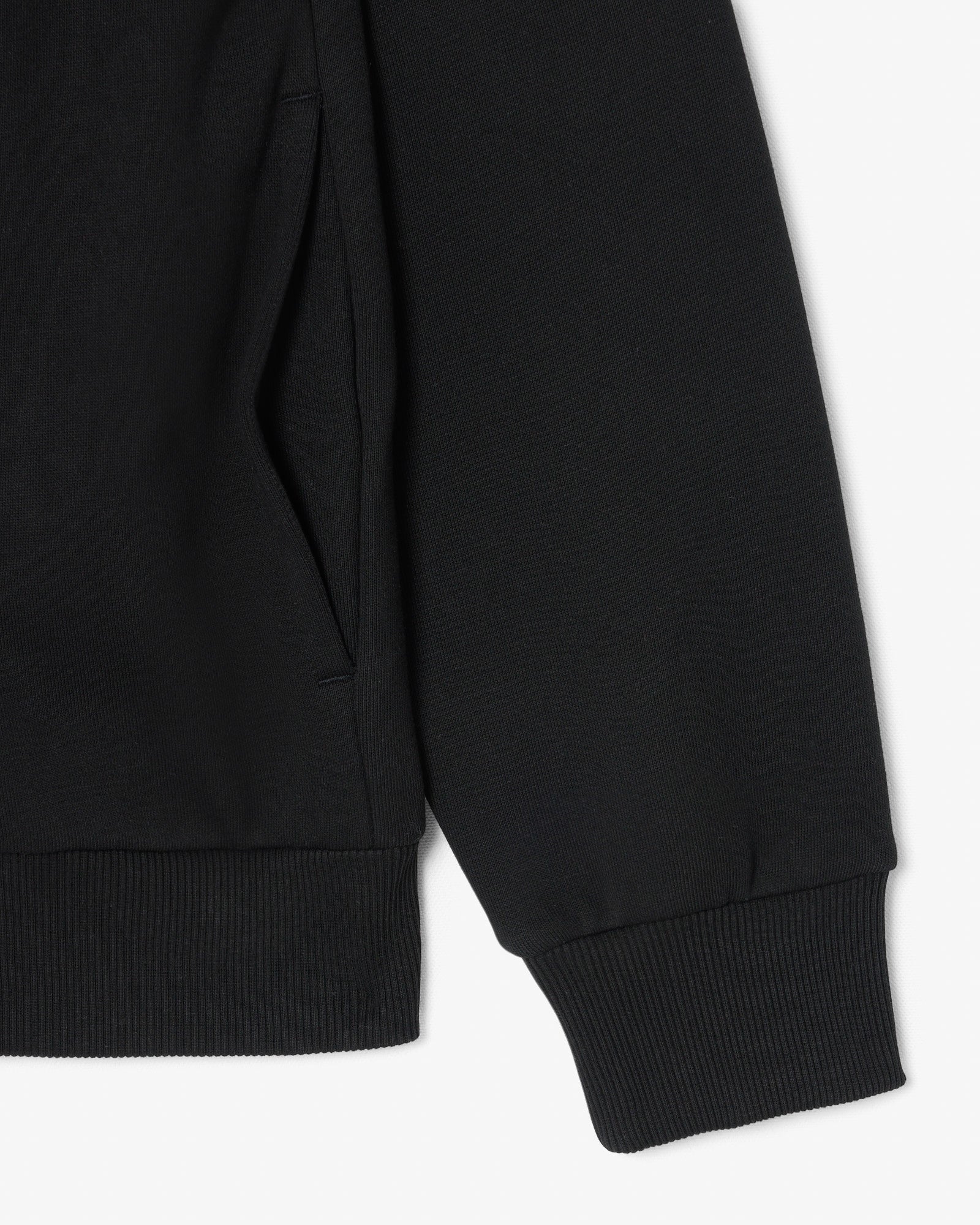 Lacoste Half Zip Mens Fleece Sweatshirt - Black 031 | CHO | Designer Mens Sweatshirts