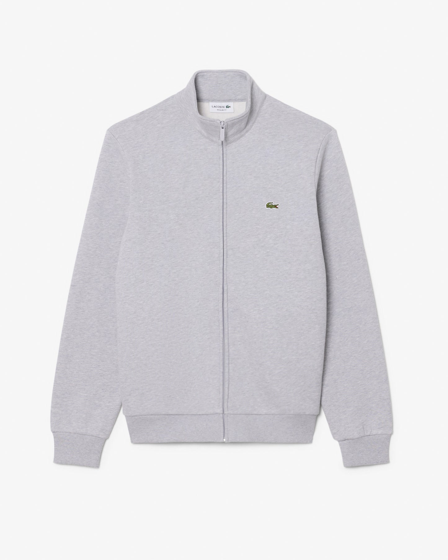 Lacoste Half Zip Mens Fleece Sweatshirt - Silver Chine CCA | CHO | Designer Mens Sweatshirts