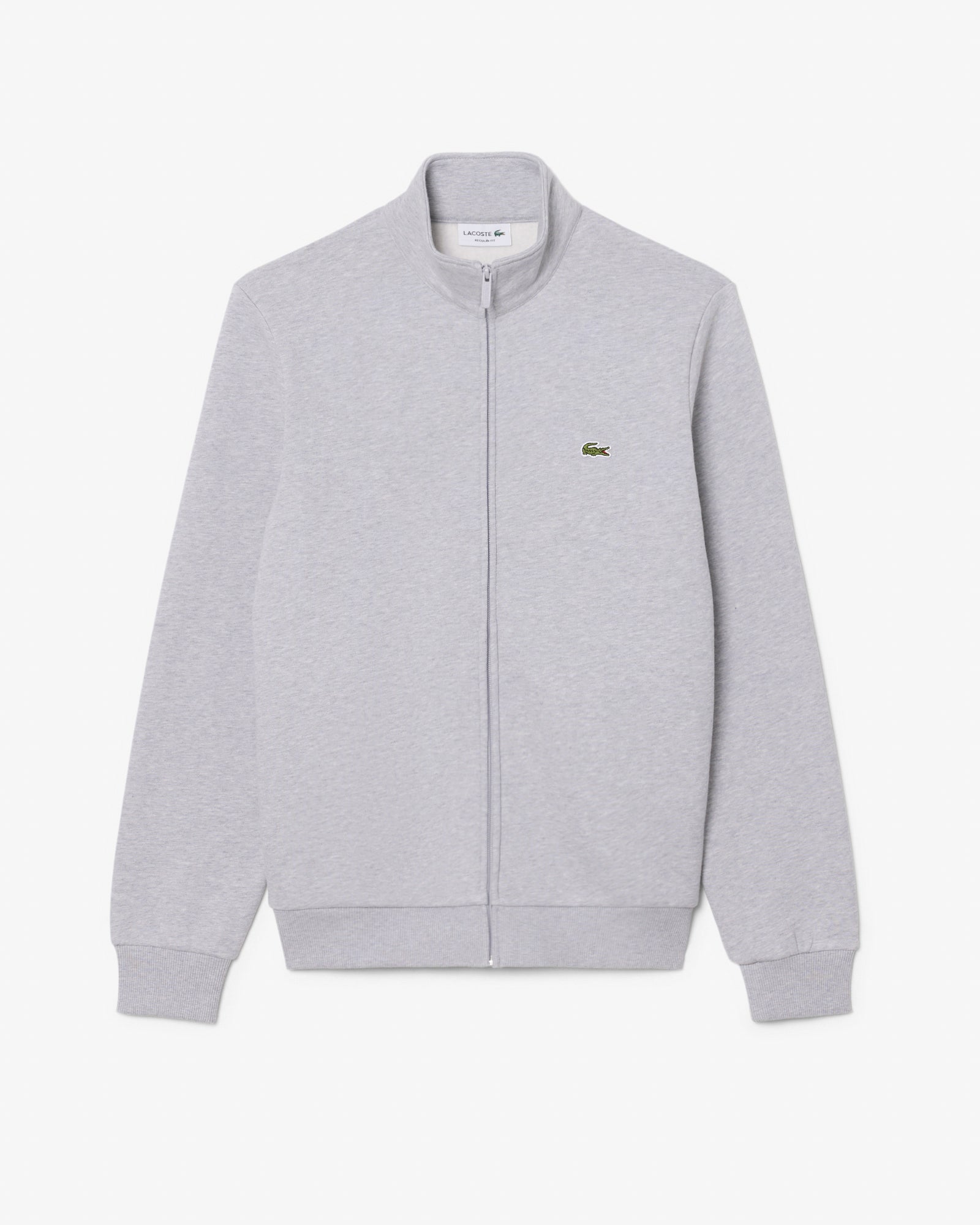 Lacoste Half Zip Mens Fleece Sweatshirt - Silver Chine CCA | CHO | Designer Mens Sweatshirts