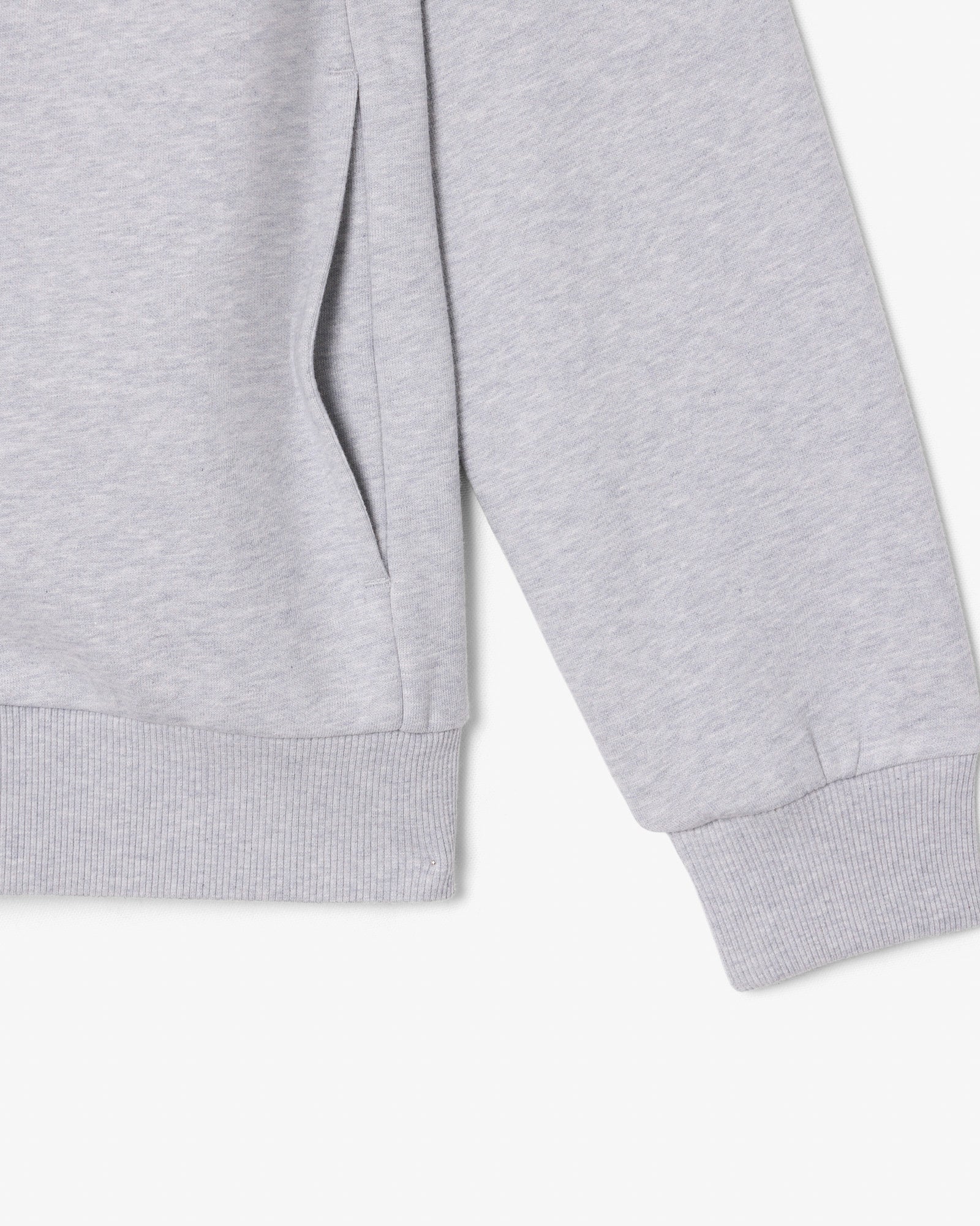 Lacoste Half Zip Mens Fleece Sweatshirt - Silver Chine CCA | CHO | Designer Mens Sweatshirts