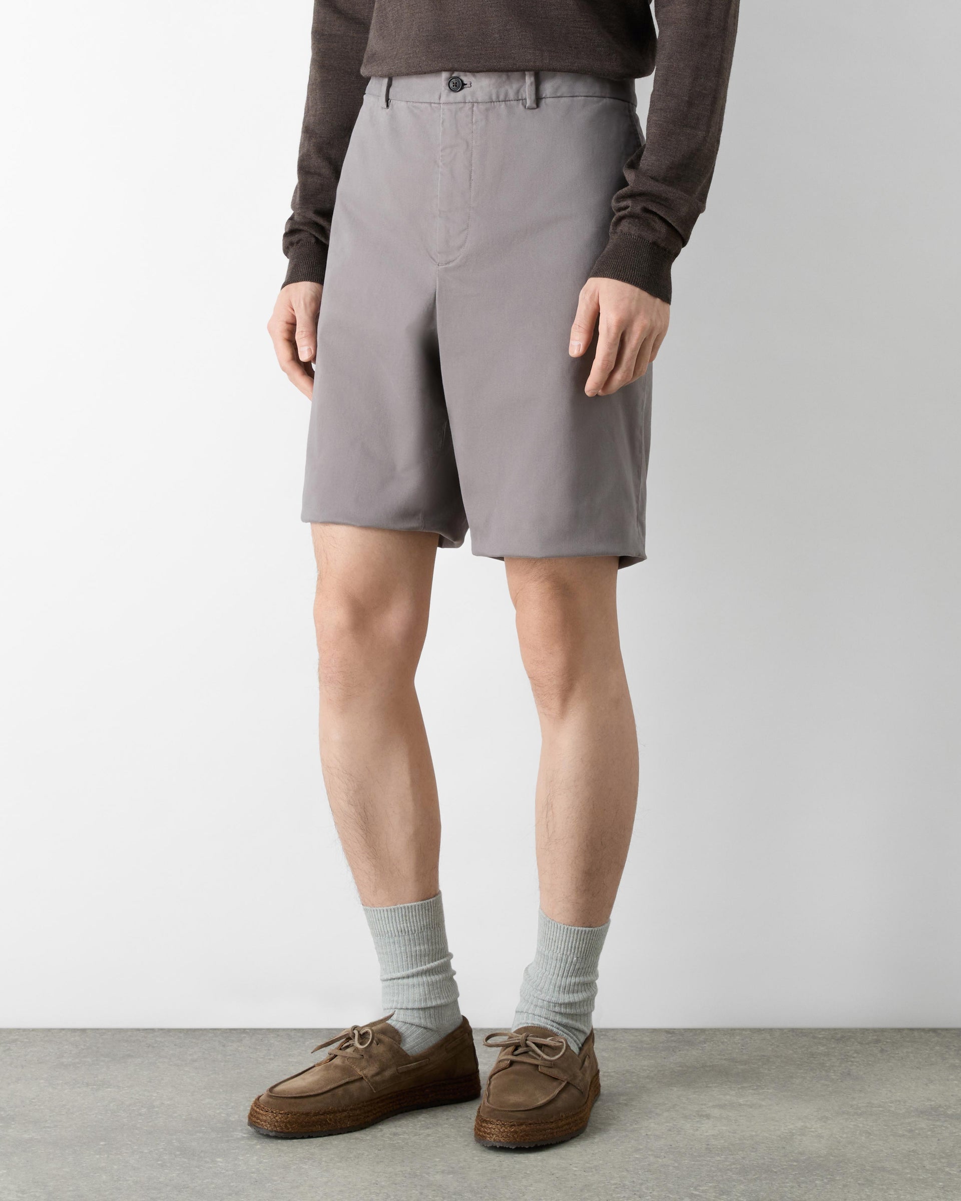 Oliver Sweeney Sistelo Mens Chino Shorts - Mocha | CHO | Designer Mens Chino Shorts