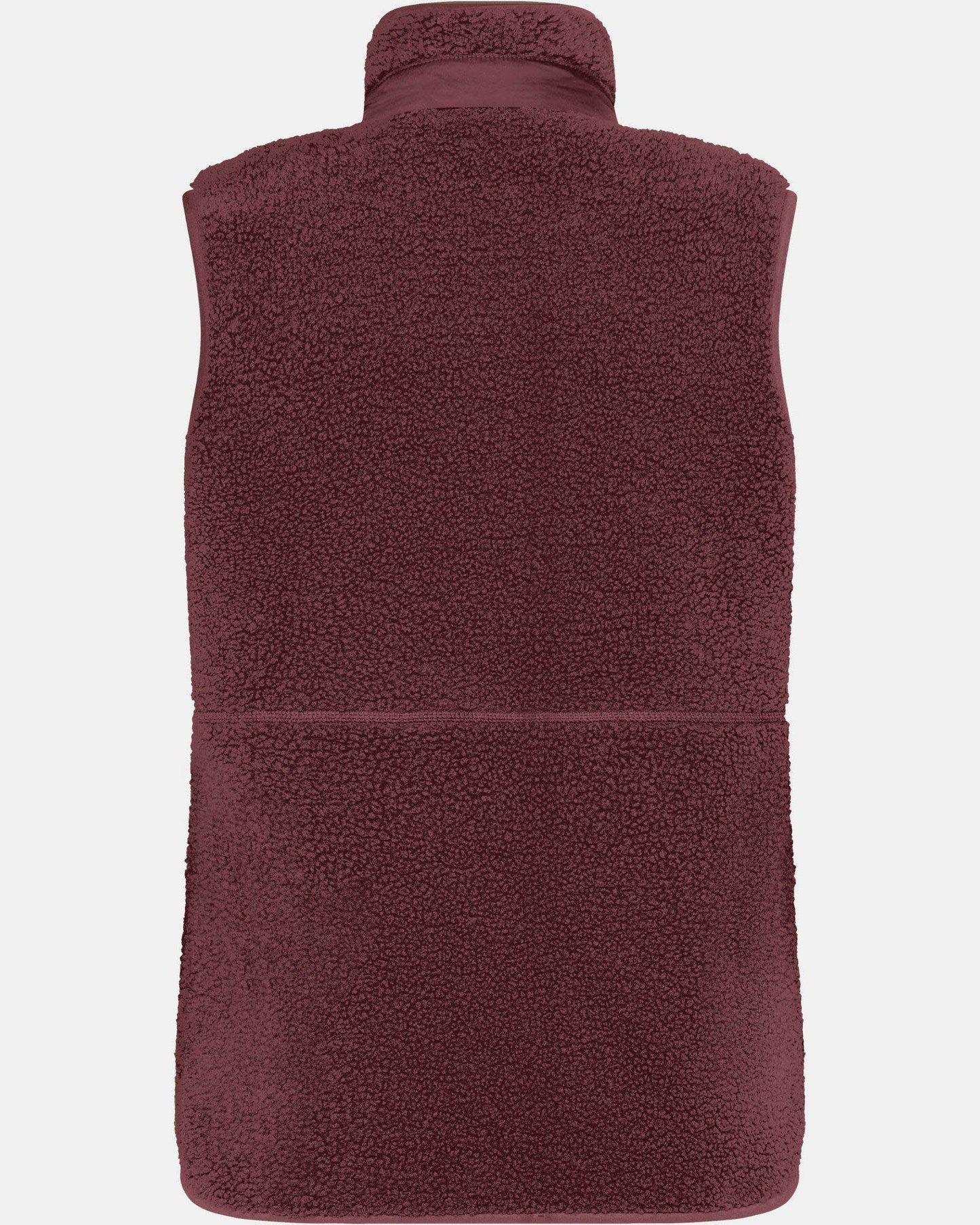 Didriksons Womens Siv Fleece Gilet - Old rust 147