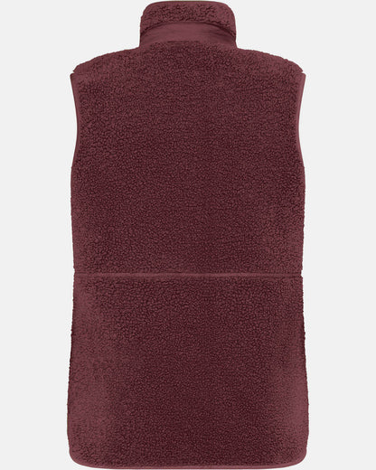 Didriksons Womens Siv Fleece Gilet - Old rust 147