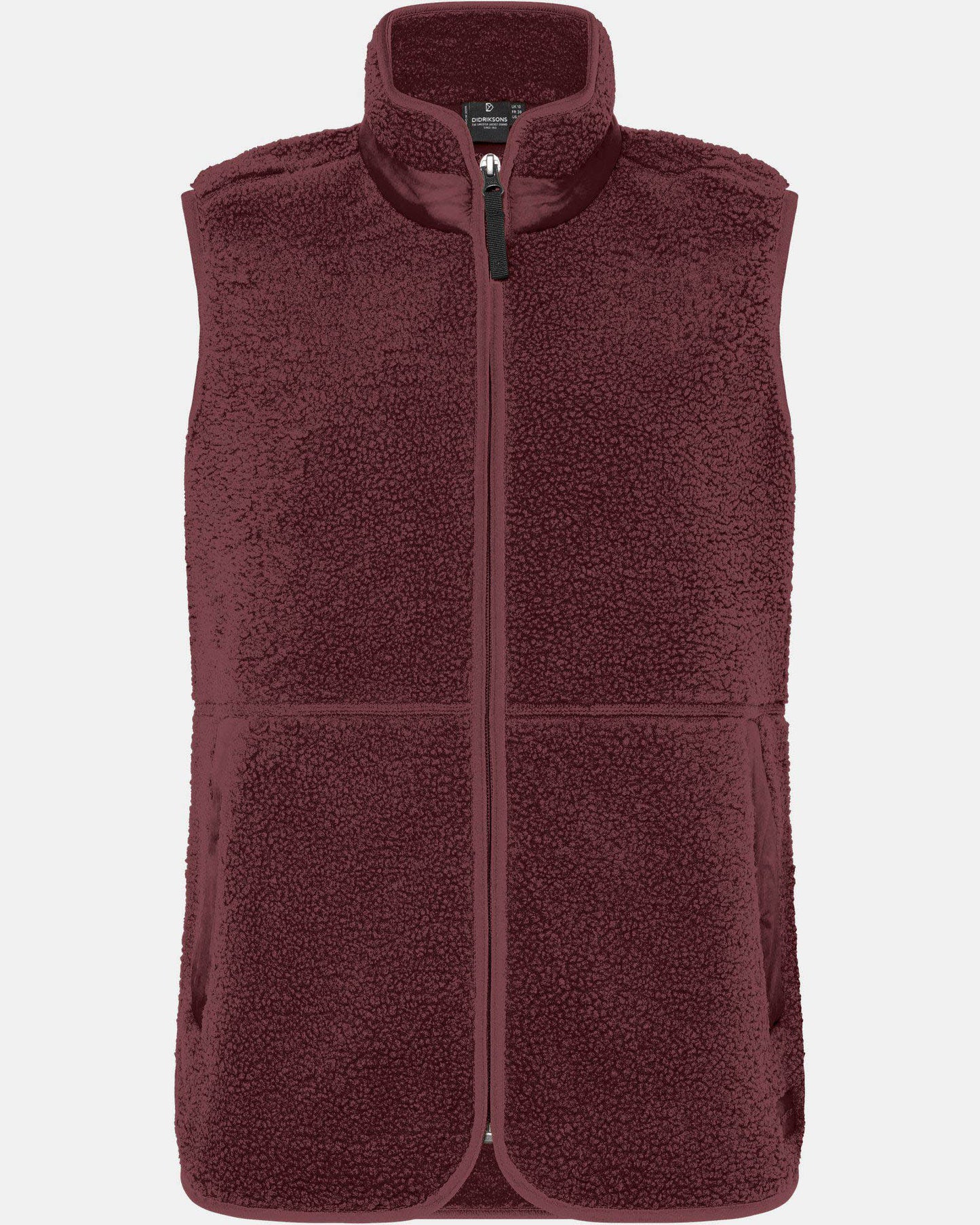 Didriksons Womens Siv Fleece Gilet - Old rust 147