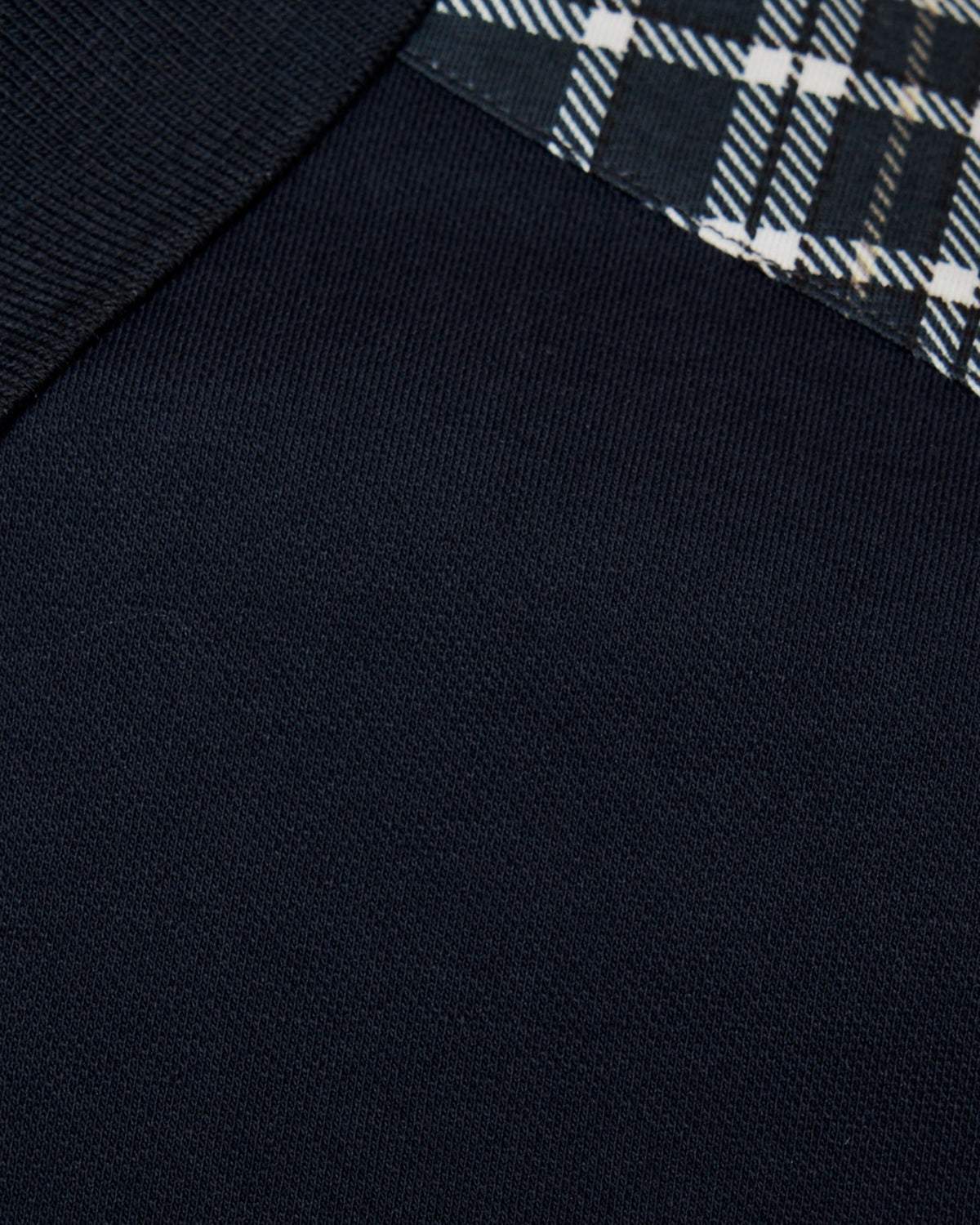 Lyle & Scott Check Panelled Mens Polo Shirt - Z271 Dark Navy