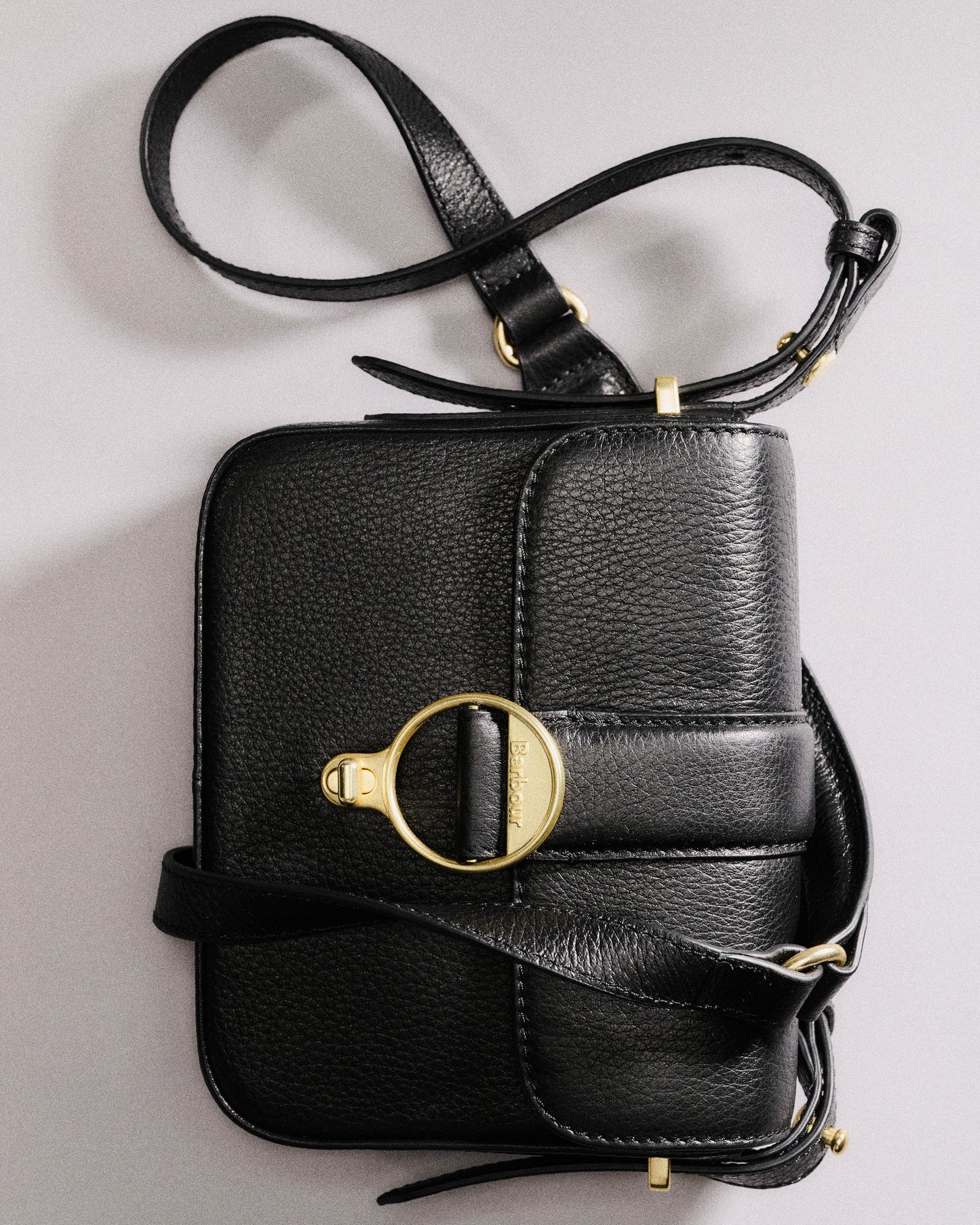 Barbour Mini Rosa Leather  Womens Crossbody Bag - Black | CHO | Designer Womens Bags