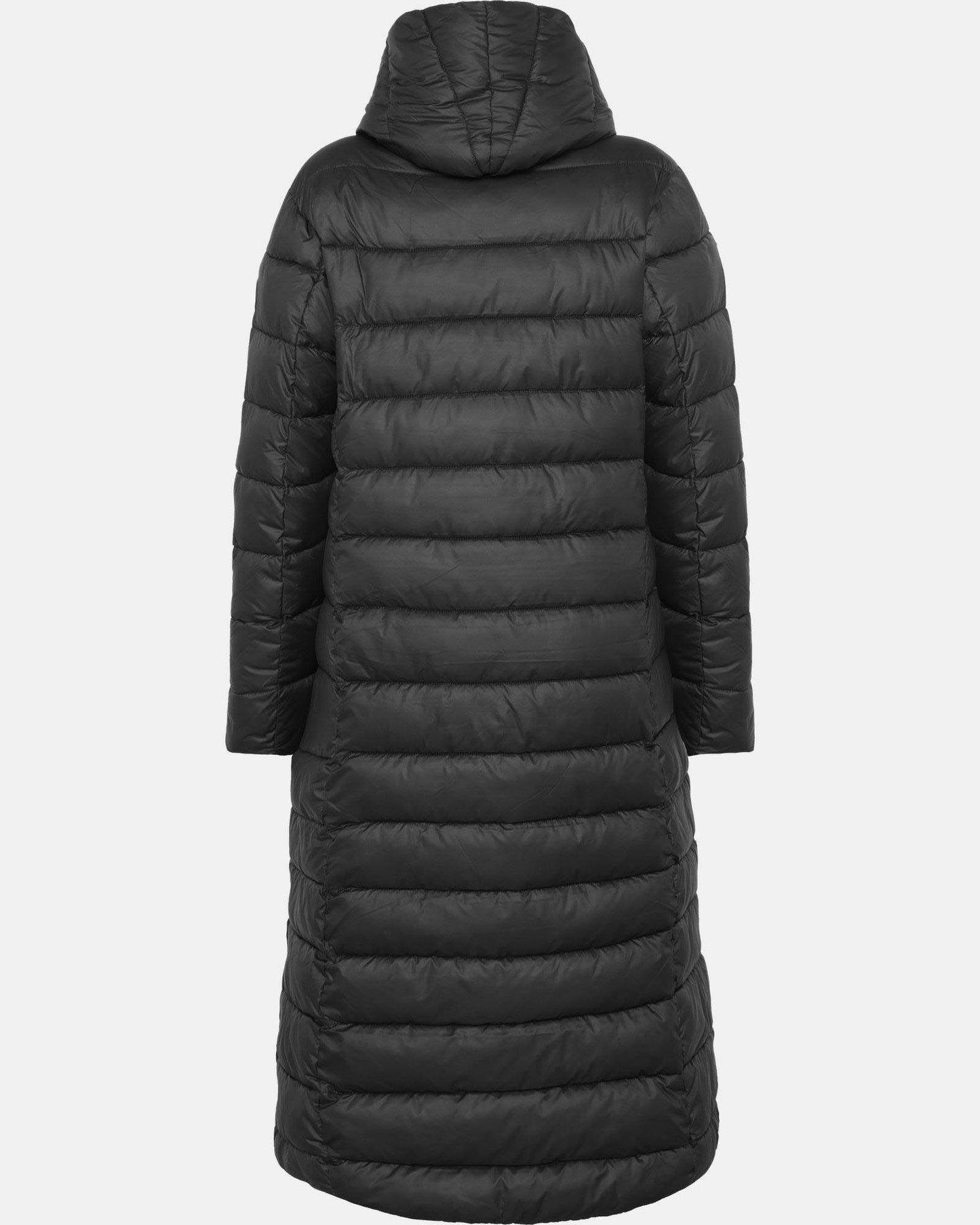 Didriksons Womens Stella Long Parka 6 - Black 060