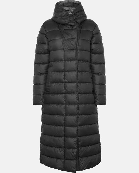 Didriksons Womens Stella Long Parka 6 - Black 060