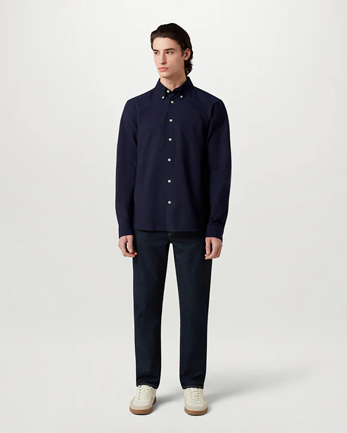 Belstaff Mens Street Shirt - Dark Ink | CHO | Designer Mens Long Sleeve Shirts