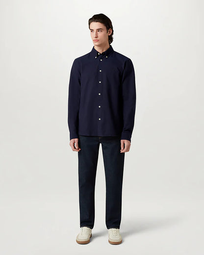 Belstaff Mens Street Shirt - Dark Ink | CHO | Designer Mens Long Sleeve Shirts