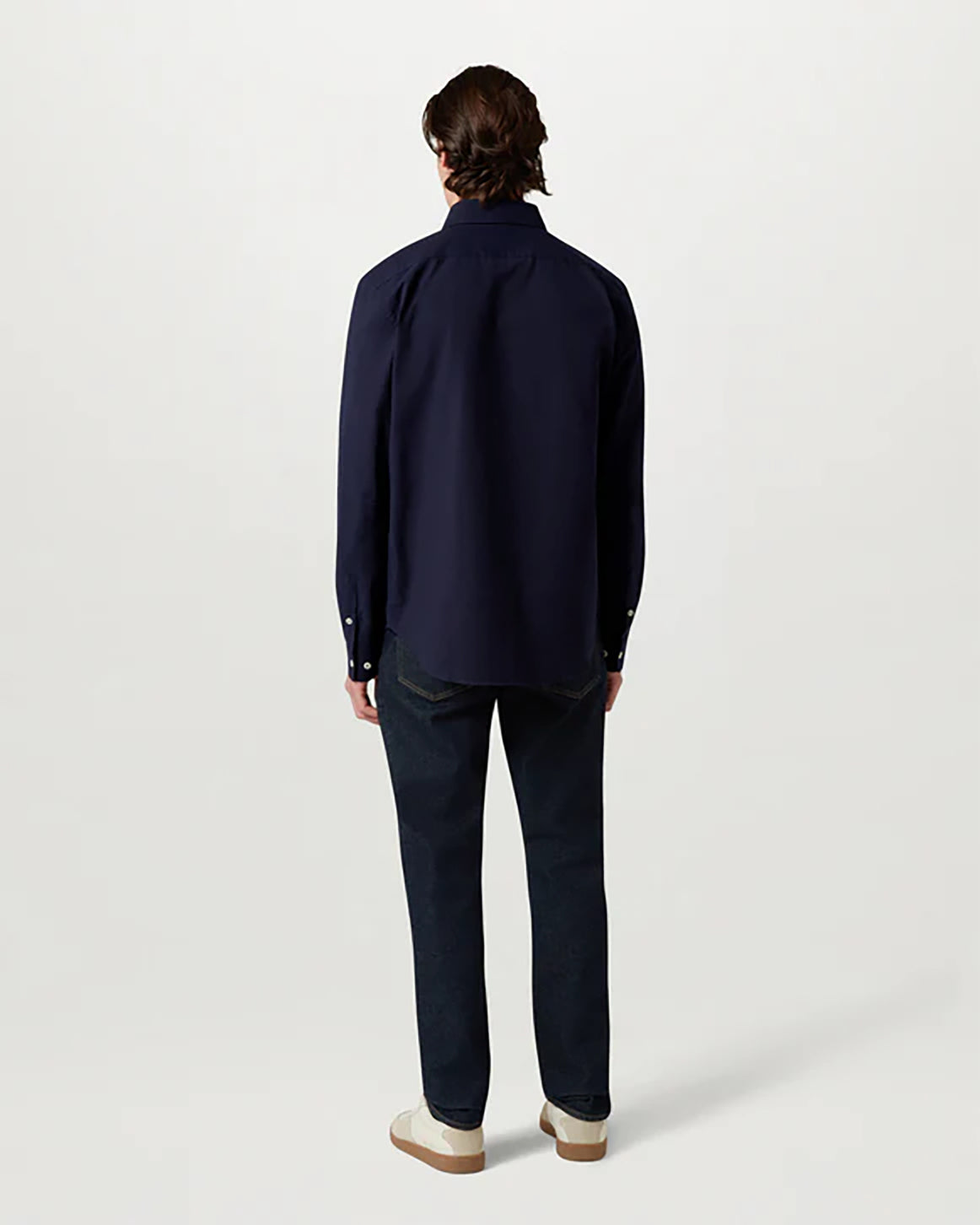 Belstaff Mens Street Shirt - Dark Ink | CHO | Designer Mens Long Sleeve Shirts