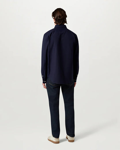 Belstaff Mens Street Shirt - Dark Ink | CHO | Designer Mens Long Sleeve Shirts