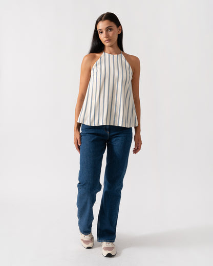 Samsoe & Samsoe  Elsa Aop Womens Top 9710 - CHO - Designer Womens Tops