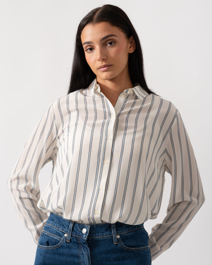 Samsoe & Samsoe Maj Ls Aop Womens Shirt 7879 - CHO - Designer Womens Shirts