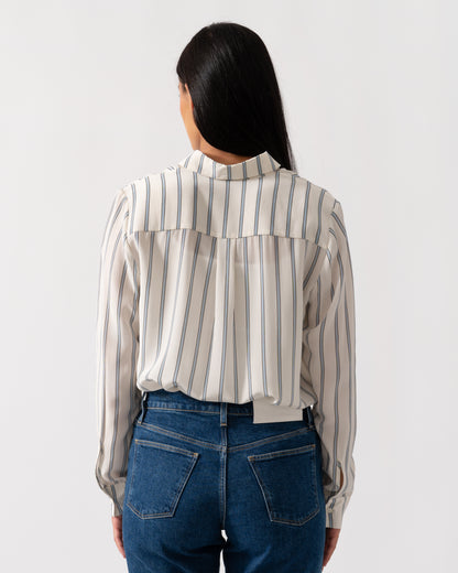Samsoe & Samsoe Maj Ls Aop Womens Shirt 7879 - CHO - Designer Womens Shirts