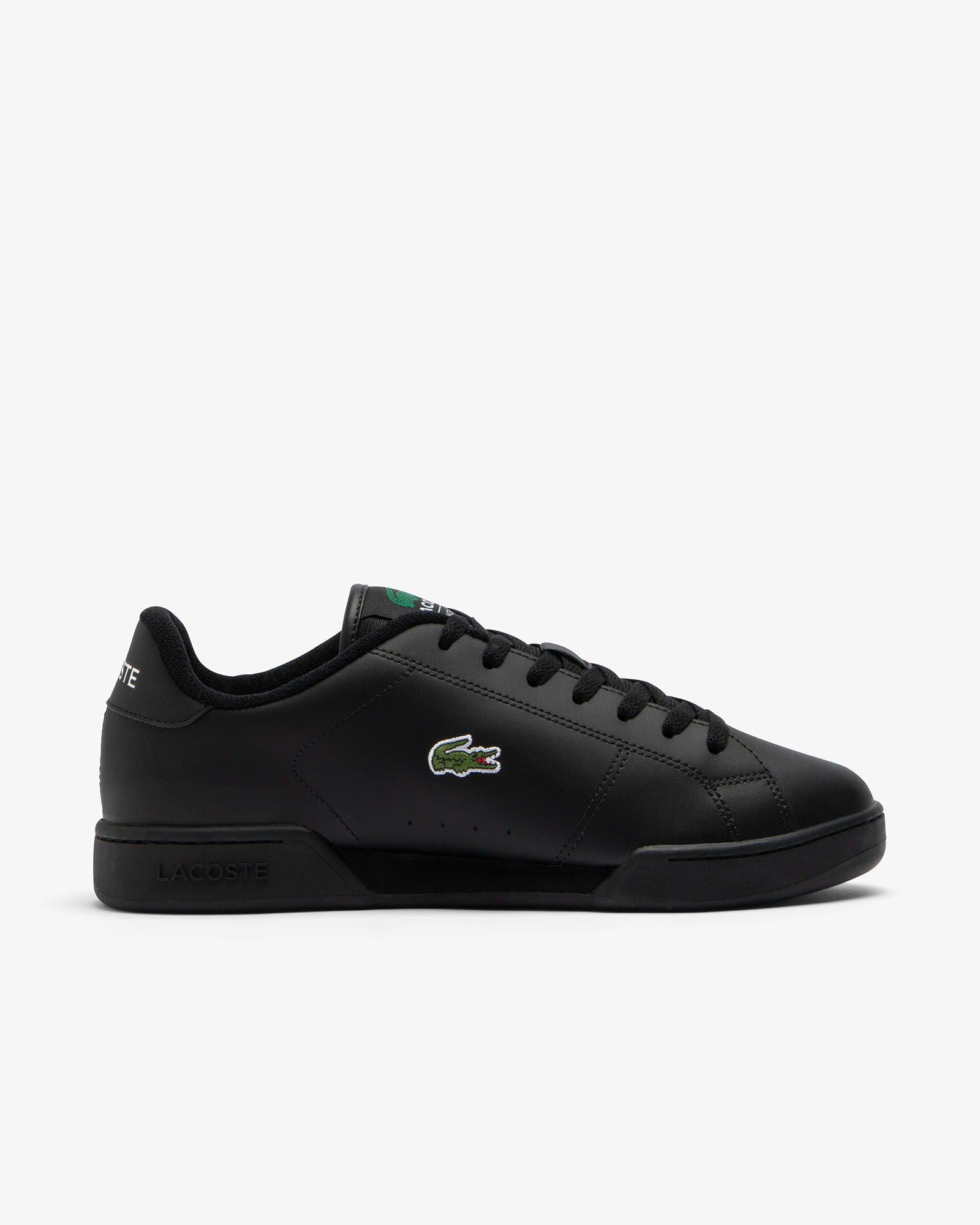 Lacoste Mens Carnaby Cup Sneakers - Black/Black 02H | CHO | Designer Mens Trainers