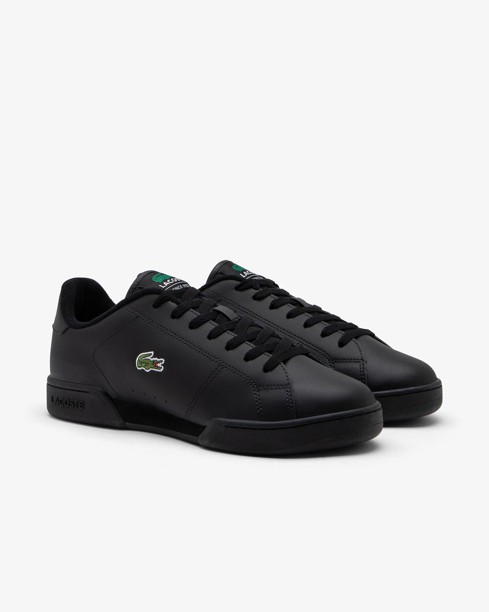 Lacoste Mens Carnaby Cup Sneakers - Black/Black 02H | CHO | Designer Mens Trainers