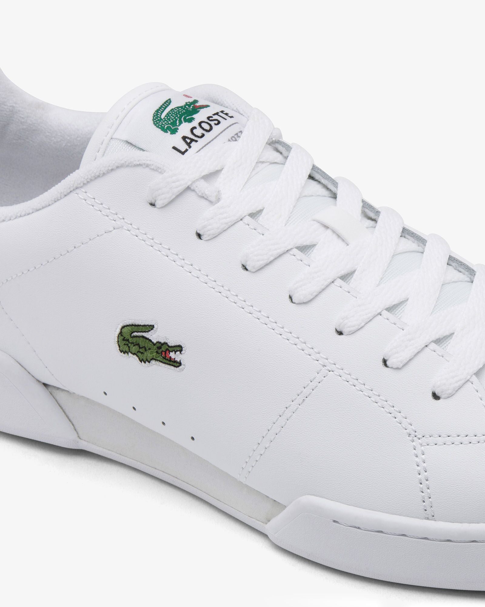 Lacoste Mens Carnaby Cup Sneakers - White/White 21G | CHO | Designer Mens Trainers
